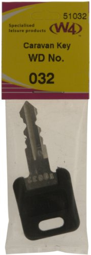 W4 WD Replacement Caravan Key No032 - Black