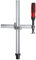 BESSEY Schraubzwinge für Schweißtische mit Variabler Ausladung mit 2K-Griff TWV28-30-17-2K