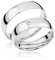 JC TRAURINGE EHERINGE 14 KARAT IN WEISSGOLD 585 GOLD J946 (PAARPREIS)