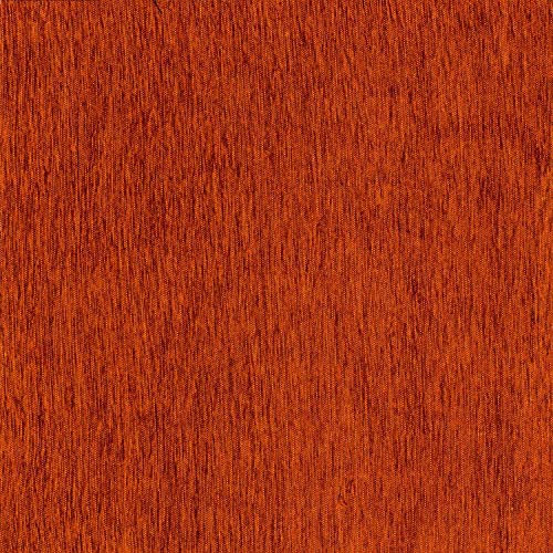 McAlister Textiles Plain Chenille | Stoff als Meterware in Terracotta Orange | 140cm Breite | Per halber Meter | Deko Textil Material für Vorhänge, Bezüge, Decken, Polster