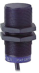 Telemecanique Osisense XS - Cylindrical Inductive Proximity Sensor with 2 m Cable, Plastic, 1NO, 24…240 V AC/DC, M30, XS4P30MA230