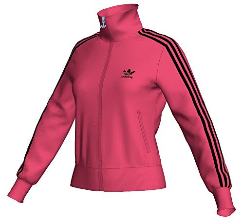 adidas Originals Firebird TT - Felpa da donna, Rosa (super pink s12/black), 36