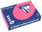 Clairefontaine 1771C - Karton mit 5 Ries Druckerpapier / Kopierpapier Trophee, intensive Farben, DIN A4, 80g, 500 Blatt x 5, Fuchsia, 1 Karton