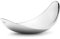 Georg Jensen GJ 099074 Blatt-Spiegel-Teller-mittel, Edelstahl, stainless steel, 7,2 x 11,2 x 19,1 cm