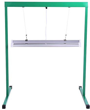 iPower 24W 2 Feet T5 Grow Light System with Stand Rack for Plant Growing, 6400K
