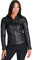 D'Arienzo Giacca in Pelle Donna Nero Giubbotto Biker Giubbino Moto Vera Pelle Made in Italy Giulia Nero/M