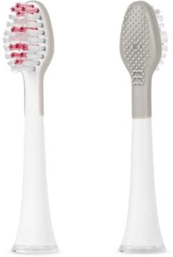 TEESA Toothbrush Heads for Sonic Toothbrush Hard Pack of 2