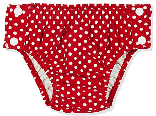 Playshoes UV-Schutz Windelhose Punkte Zum Knöpfen Couche Culotte De Bain, Rouge (Rot 8), 74 (Taille Fabricant: 74/80) Bébé Fille
