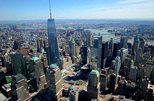 HANSEPUZZLE 35716 - New York Puzzle 500 Teile | Gebäude Puzzle mit hochwertiger Puzzle Aufbewahrung: Kartonbox und wiederverschließbarem Beutel | Puzzle-Maße: 46 x 30 cm