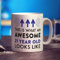 This Is What An Awesome 21 Year Old Looks Like Mug Blue - 11oz Ceramic Cup