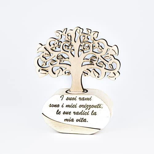Bomboniere Profumatore Albero della Vita con Frasei tuoi rami sono i tuoi orizzonti ideale per Battesimo, Comunione, Cresima, Matrimonio, Anniversario