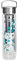 Eigenart FLOWTEA Eucalyptus doppelwandige Trinkflasche aus Borosilikatglas mit Edelstahldeckel, Neoprenhülle und Sieb, BPA frei, 400ml, 50020