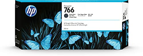 HP DesignJet 766 Ink Cartridge Matte Black 300 ml
