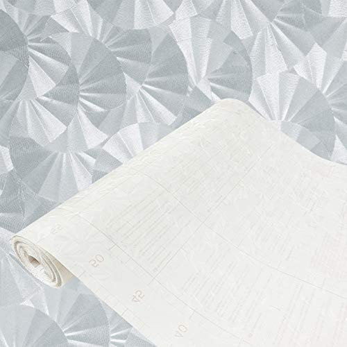 DecoMeister Lámina Autoadhesiva para Ventanas Vinilo Adhesivo para Cristal Papel Medio Opaco Protección Privacidad Pegatina para Baño Cocina Decoración Hogar Motivo Hielo 45 x 100 cm por Metros