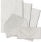 25x Briefpapier Set DIN A4 mit DIN Lang Briefumschlägen, Nassklebung - Grau Marmoriert - mattes Schreibpapier mit Kuverts - FarbenFroh by GUSTAV NEUSER