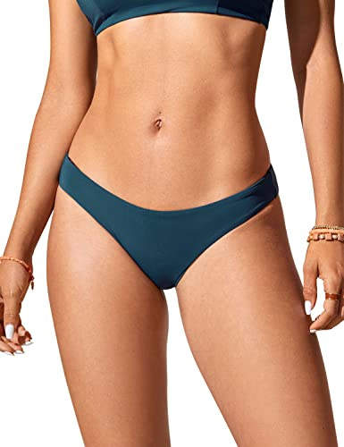 CRZ YOGA Low Waisted Badehose | Mittelhoher Beinausschnitt, Mittlere Gesäßabdeckung, Vollständig gefüttert, Swim, Bikini Bottoms für Damen