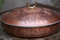 Siviss Batterie de cuisine en cuivre gaufré faite à la main, batterie de cuisine traditionnelle en cuivre, vaisselle, batterie de cuisine en cuivre (30 x 30)