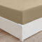Mellanni Spannbettlaken 140x200cm Boxspringbett - Bis 30cm Matratzenhöhe - Weich, Knitterfrei, Rundum Elastisch - (140x200 cm, Beige)