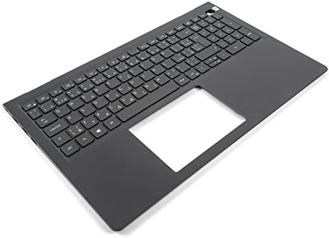 Dell Vostro 15-3510/3250/3530-Series Palmrest & CZECH/SLOVAK Backlit Keyboard - 0TPXKP (2DDW1) - Black (Renewed)