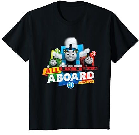 Kinder T-Shirt Thomas Kinder, offiziell, All Aboard T-Shirt
