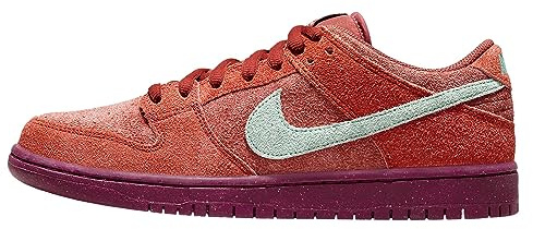 Nike Herren SB Dunk Low Pro Skateschuhe, Mystic Red/Emerald Rise-rugged Orange, 42 EU