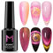 MIZHSE Cat Eye UV Gel Nagellack 9D Cateye UV Gel Rot Katzenaugen Gel Cateye Magnet Nagellack Glitzer Cat Eye Gel Nail Polish Cat Eye Nagellack Gellack UV Lack mit 1 Magnet 10ml