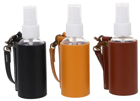 Ipetboom Perfume 3 Piezas botella de spray de piel recipientes con tapas botellas de spray de limpieza envases de bálsamo labial botellas de viaje botella de para manos Plastic Container