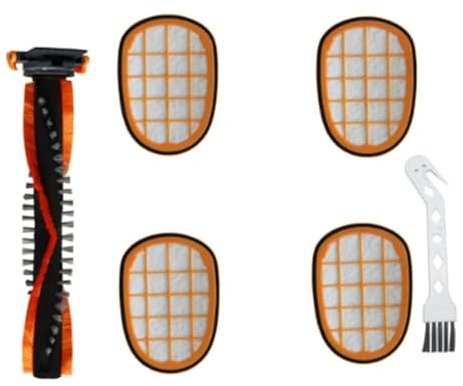 Philips Staubsauger Ersatzteile Set - HEPA+ABS Filter, Bürste für FC6812/6814/6822/6823/6827/6908