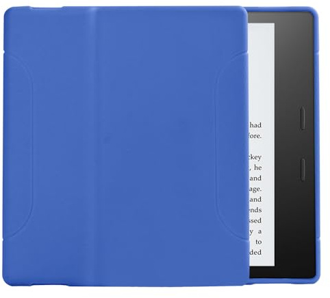 Young me Coque pour Kindle Oasis (10e génération, sortie 2019 et 9ème génération, sortie 2017) – Coque de protection fine en gel TPU pour liseuse Kindle Oasis 7 (bleu)