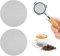 2 Piezas Reutilizable Pantalla de Disco Cafe, Pantalla Disco Espresso, Placa Malla para Cesta de Filtro Portafiltro Espresso, 51 mm, 1,7 mm Grosor, 150 μm, para Cesta de Filtro Portafiltro Espresso