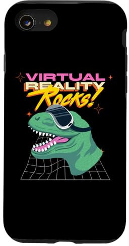Hülle für iPhone SE (2020) / 7 / 8 Jurassic VR Adventure: Brüllen Sie in die virtuelle Realität Spaß!