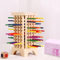 Yexati Montessori Spiel Brettspiel aus Holz, 42 Bunte Holzstäbchen Spiele Würfelspiel Mathe & Feinmotorik Spielzeug, Mathematik Lernspielzeug für Kinder ab 3 4 5 6 Jahre, Familienspiel & Reisespiel