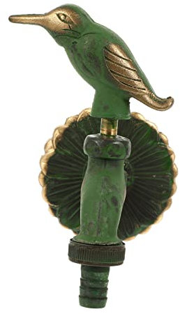 IWOWHERO 1stück Vintage Wand Wasserhahn Aus Kupfer Antike Gartenarmatur Hochdruck Einhand-bedienung Für Küche Und Garten