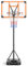 Basketballkorb Outdoor,Basketball Ständer 4.8-8.5FT Höhenverstellbar,Wetterfester Basketball Hoop Kinder Teenager,Geeignet für Innenbereich Hinterhof Einfahrt (Orange)