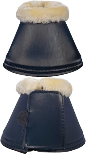 HKM Shiny Fur Hufglocken , Dunkelblau, S