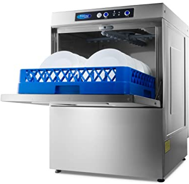 Maxima Gastro Geschirrspüler-Unterbau - 50 x 50 cm - mit Abfluss-, Spülenhilfe- und Seifenpumpen - 230 V