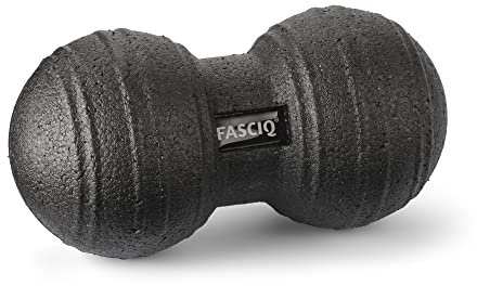 FASCIQ | Peanut Lacrosse Ball-Größe: 12cm | für deep Tissue und Trigger Point Massage, Myofasziale- und Muskelknotentherapie | MassageTools mindern Schmerzen Faszien- und Muskelverspannungen