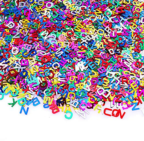 HOWAF 40g ABC Buchstaben Konfetti Schuleinf¨¹hrung Zuckert¨¹te Einschulung Schulanfang Konfetti Tisch Dekoration Schuleinf¨¹hrung Schulanfang Einschulung Deko f¨¹r Junge und M?dchen