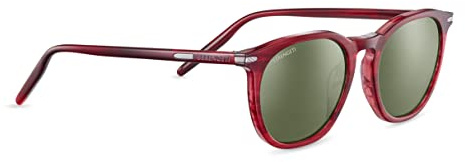 Serengeti Unisex ARLIE Sonnenbrille, Red Streaky, 52/20/145