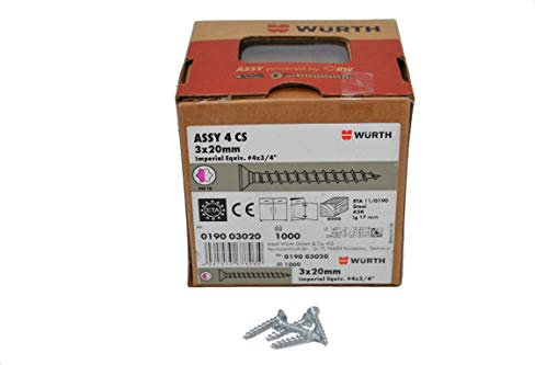 ASSY 4 CS Stahl verzinkt Vollgewinde Senkkopf RW, SHR-SEKPF-HO-RW10-(A2K)-3X20/17