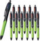 BIC Lot de 12 stylos à bille rétractables 4 couleurs avec prise en main ergonomique et stylet, pointe de 0,4 mm, encre noire, bleue, rouge et verte (emballage OEM)