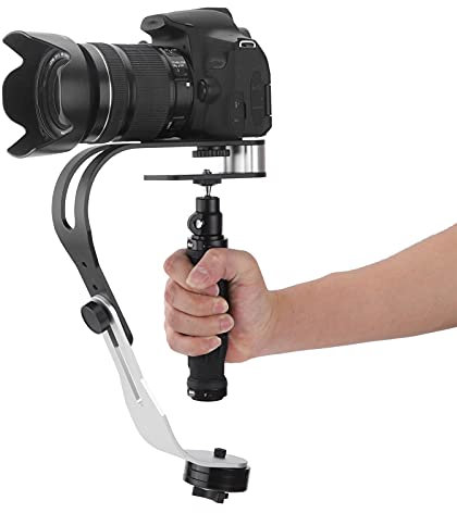 KUIDAMOS Stabilizzatore per Fotocamera DSLR camera stabilizer handle Stabilizzatore per Fotocamera Portatile Gomma Antiscivolo Materiale in Lega di Alluminio Accessoires