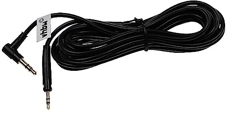 vhbw Audio AUX Kabel kompatibel mit AKG K840, K840KL, K845, K845BT, N90, N90Q, Y40 Kopfhörer - Audiokabel 3,5 mm Klinkenstecker