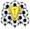 Kesote Luftballons Fussball Ballons Fußball kinder 11 PCS Folienballon Deko Kindergeburtstag Helium Luftballon Geburtstag Geschenk Mitgebsel