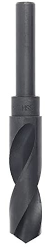 Foret hélicoïdal 1/2in Dia tige réduite HSS foret hélicoïdal fraise pour bois métal coupe gravure 21mm