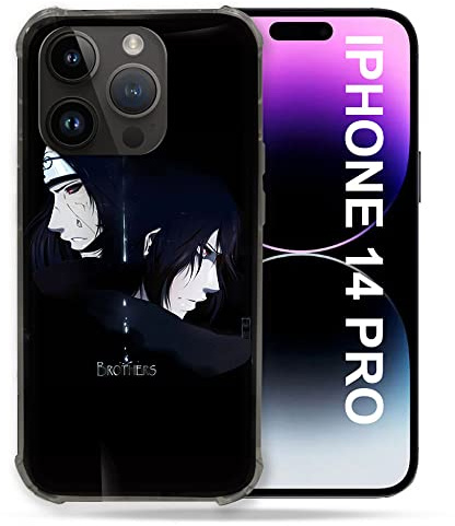Cokitec Schutzhülle für iPhone 14 Pro (6.1), Manga Naruto Sasuke Itachi