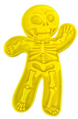The Cookie Cutter Hub 12cm Skeleton Cookie Cutter for Cookies Biscuits Clay Baking Decoration