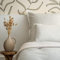 Amqua Mako Satin Bettwäsche Set 200x220cm + 40x80cm (2X Kissenbezüge), 100% ägyptische Baumwolle (Zertifiziert), beige/Sand