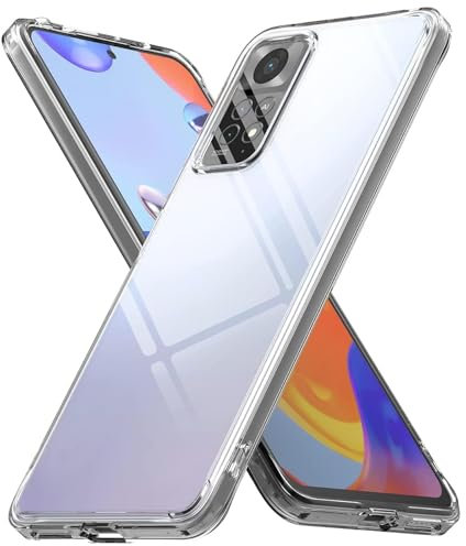 CoolGadget Ultradünne Hülle für Xiaomi Redmi Note 11 Pro / 11 Pro 5G, Transparente Schutzhülle aus TPU mit Präzisen Ausschnitten und Kameraschutz, Klar