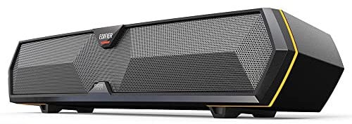 Edifier MG300 Soundbar da gioco compatta con illuminazione RGB, scheda audio integrata e microfono, Bluetooth 5.3, nero